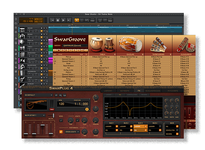 Swar Studio 3 + SwarPlug 4 + SwarGroove Combo